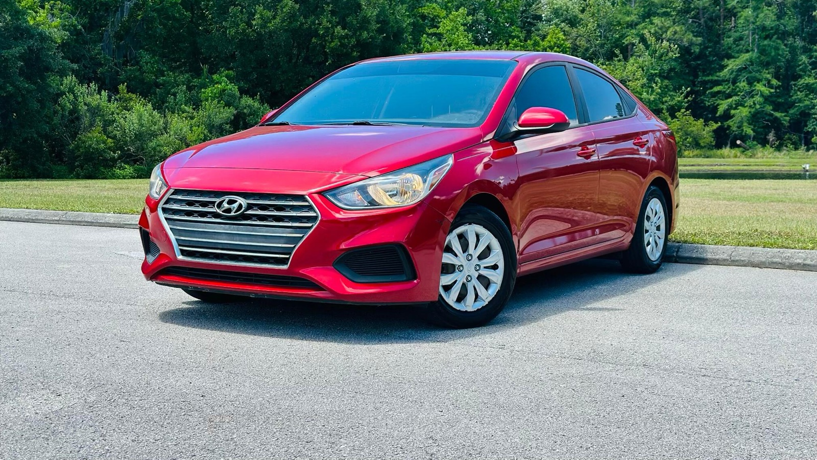 2019 Hyundai Accent for rent in Jacksonville, FL — exterior